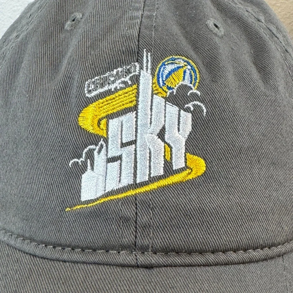Chicago Sky WNBA Outerstuff Youth Hat Gray Embroidered Adjustable Dad Cap